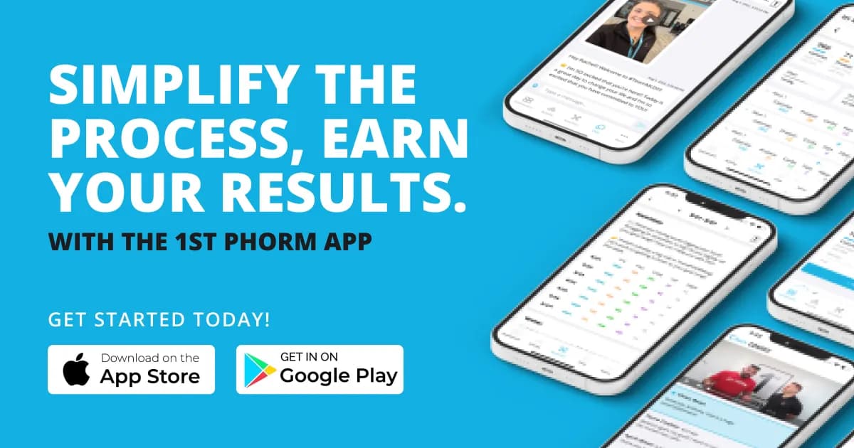 1st Phorm App Help